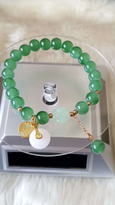 Original Jade Clover Leaf Bracelet Lucky Charm Btacelet