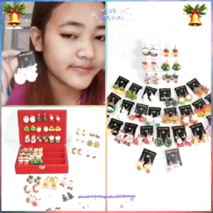 (1PSG) NEW ANTING NATAL MOTIF TERBARU / ANTING GANTUNG NATAL ELEGANT / GIWANG CANTOL NATAL VINTAGE / ANTING KAIT SANTA CLAUS POHON NATAL RUSA SNOWMAN / ANTING NATAL UNIK LUCU / CUTE CHRISTMAS EARRING XMAS / AGN5910
