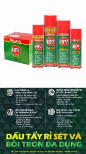 Chai Lớn Xịt bôi trơn chống rỉ sét đa năng RP7 493ML / 350G TẶNG THÊM 50G