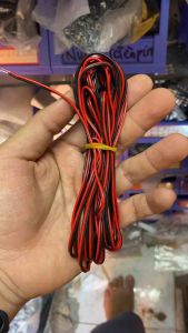 Đoạn dây đỏ đen 0.5 cắt sẳn 5m
