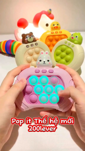 Đồ chơi máy chơi game POP IT ấn nút theo đèn nhạc giảm căng thẳng