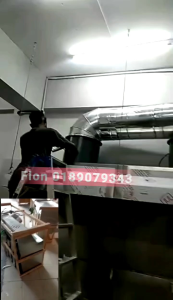 Specially customized split engineering kitchen range hood】