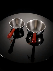 panci susu mini sauce pan stainless steel 304 dual drainage milk pan