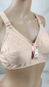 Ecer Bra Renda Jumbo BH Wanita Ibu Lokal Bahan Kaos Tali Lebar Termurah