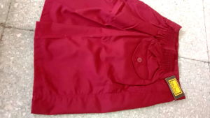 Seragam Sekolah Celana Pendek SD SMP Pinggang Karet Merah & Putih