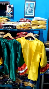 ATASAN BAJU TARI ADAT BETAWI BAHAN SATIN