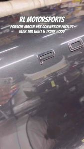 Porsche macan 95B 2014 2015 2016 2017 2018 Facelift rear led tail lamp light bonnet bonet hood bodykit body kit spoiler