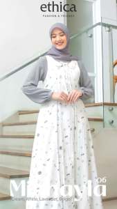 Ethica Gamis Mikhayla 06 Bahan CELLIENE + DAUVINE PRINTING