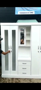 Lemari Jumbo 4 pintu/ Lemari tiktok /Lemari 4 Pintu