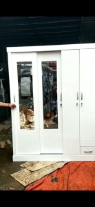 LEMARI Jumbo 4 pintu + lemari hijab