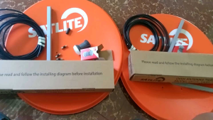 Satlite dish buy one take one. Lnbwireconnectorplate