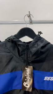 jaket parasut pria wanita / jaket olahraga sport gym lari bersepeda joging