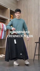 Crewneck Sweatshirt & Sweater Polos: Desain Casual dan Santai