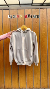 Sweater Hoodie Polos Pria Wanita Bahan Fleece Tebal Premium Quality