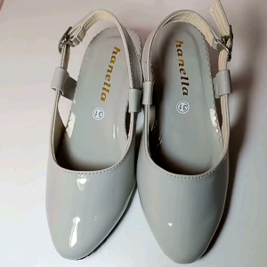 Sandal Anak Sepatu Pesta Anak Perempuan - Hak Tahu 3cm Polos Tali Belakang (ND01)