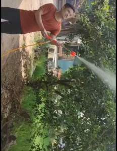 CẦN XỊT LOA ĐỎ REN BẰNG ĐỒNG CÓ THỂ ĐIỀU CHỈNH CHẾ ĐỘ PHUN 60cm - 90cm