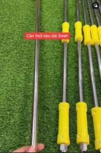 Cần Rút Tưới Cây Phun Thuốc inox 15m Kéo Dài 3m Chuyên Dụng