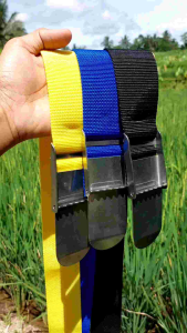 Sabuk Selam Pemberat Scuba Diving Spearfishing / Wight Belt Nylon 1.5 Meters / Hitam Biru Kuning