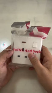 ✳️High Quality PC WHITE✳️USB Wall Socket Switch AC / DC Charger Plug Power Adapter UK Wall Socket