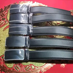 เข็มขัดหนังออโต้กว้าง38มสานกำหัวออโต้ซิ้งค์A2