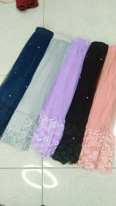 rok tutu brukat mutiara 6-8thn