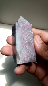#PTT4 พิงค์ ทัวร์มาลีน | Pink Tourmaline หินทรงแท่ง สูง 6.7 cm หินสีชมพู หินธรรมชาติ