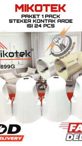 Kontra Steker Arde( paket 24pcs)Colokan Kontra Steker Arde FemaleKontra StekerBulat Cewek Kontra SNI