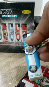 [1 BOX/50 PCS] FLICKER FW-052 WINDPROOF ELECTRONIC REFILLABLE LIGHTER