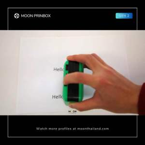 Moon Prinbox Mini Printer + หมึกกันน้ำ (model KD360-M)