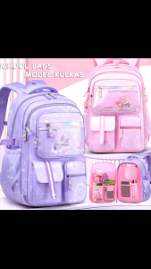 [New import]Tas sekolah model kulkas 18 ichi pelangi manik2
