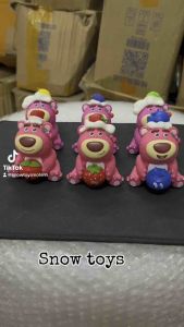 Mô hình Gấu Dâu - Tổng hợp các kiểu dáng gấu dâu Lotso cute dễ thương - Đồ chơi gấu dâu tiểu cảnh decor nhà