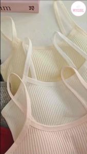 Kids Teenager Student Developing Removable Pad Training Seamless Bra 9-14 Years Old