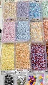 Manik Kaca Bulat Premium: Ukuran Manik Kaca & Aksesoris Perhiasan