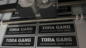 Customized Laminated Motorcycle/Helmet Stickers