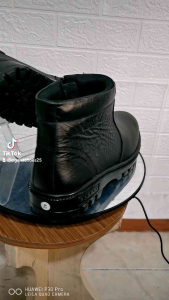 Sepatu Safety Kulit Pria King Ramses 806 (Produksi Sendiri) Ujung Besi Oil Resistant Shoes