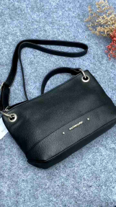 TAS SELEMPANG WANITA TAS CHAMARRA BLACK UKURAN 25 x 7 x 17 cm SOPHIE MARTIN /Sophie Martin Tas Selempang Wanita Chamarra Bag