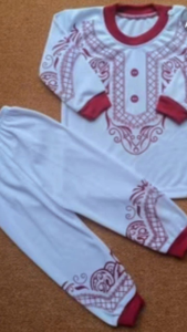 Setelan Baju Koko Bayi Muslim Anak Laki-laki Pria - Celana Panjang Motif