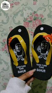 SANDAL JEPIT ANAK LAKI LAKI TUNG TUNG SAHUR KOMBINASI.