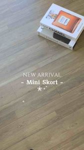 [Beevalue] Celana Skort Rok Jeans Pendek Wanita Highwaist Side Pocket Bahan Premium | Skort Jeans Cargo Street Wear Korean Style (BV609)