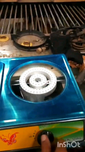 Kompor Gas Cast Iron / Besi Cor 2 Tungku Merk Butterfly GS 8150 Api Seribu Mata Seribu Komersil Garansi Resmi 1 Tahun SNI
