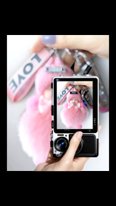 Gantungan kunci tas yang stylish dan lucu love baby Stylish and cute bag keychain