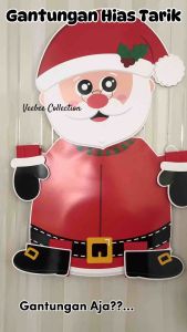 Aksesori Natal untuk Rumah: Gantungan Tarik Kertas Natal & Dekorasi