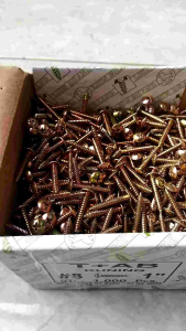 (50Pcs) #8x1 Sekrup TS TAB TSAB TSAT  Skrup TS Kuning