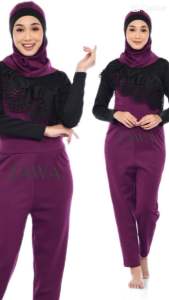 Dianne Muslimah Swimsuit / Baju Renang Hijab Burqini
