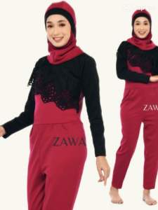 Dianne Muslimah Swimsuit / Baju Renang Hijab Burqini