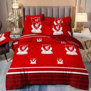 พร้อมส่ง‼️ผ้าปูที่นอน||ชุดผ้าปูที่นอน (ลายแมนยู)ขนาด 56 ฟุต🛏 เนื้อผ้าคอตตอน 100% หนานุ่มนอนสบาย⚽️🥅