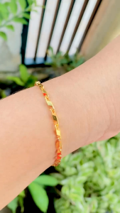 RinaXp - Gelang Rantai Wanita Terbaru Fashion Gold 24k