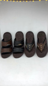 Sandal Anak MG - Sandal Kulit Jepit / Slide Anak Laki / Cowok Size 33-37
