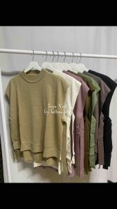 SOYA VEST Rompi Rajut Oversize Knite Premium - Outer Knit Halus dengan Tali