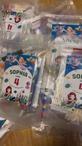 Kids Birthday Goodie Bag Mermaid Theme ocean sea animal Return Gifts Painting art kit return gift
